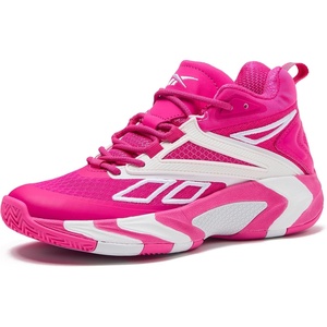 image:imageReebok Zone Breaker High Top Sneakers Court Sport Basketball Shoes for WomenPink GlowBright White