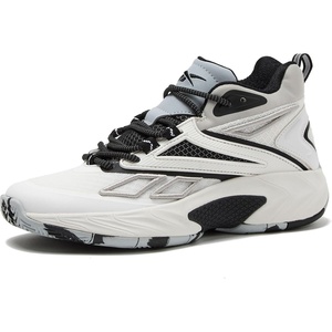 image:imageReebok Zone Breaker High Top Sneakers Court Sport Basketball Shoes for WomenWhiteJet BlackGrey