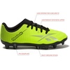 image:imageReebok Strike MG Youth Kids Soccer Cleats Boys and Girls Soccer Shoes Lace Up or Hook amp Loop Closure Indoor or Outdoor for Turf or GrassLace  Digital LimeDigital LimeBlack