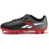 image:imageReebok Strike MG Youth Kids Soccer Cleats Boys and Girls Soccer Shoes Lace Up or Hook amp Loop Closure Indoor or Outdoor for Turf or GrassStrap  BlackRed
