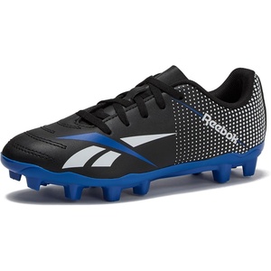 image:imageReebok Strike MG Youth Kids Soccer Cleats Boys and Girls Soccer Shoes Lace Up or Hook amp Loop Closure Indoor or Outdoor for Turf or GrassLace  BlackWhiteBlue