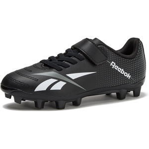 image:imageReebok Strike MG Youth Kids Soccer Cleats Boys and Girls Soccer Shoes Lace Up or Hook amp Loop Closure Indoor or Outdoor for Turf or GrassStrap  BlackGrey