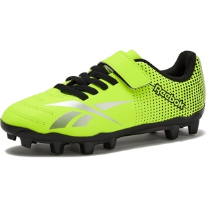 image:imageReebok Strike MG Youth Kids Soccer Cleats Boys and Girls Soccer Shoes Lace Up or Hook amp Loop Closure Indoor or Outdoor for Turf or GrassStrap  Digital LimeDigital LimeBlack