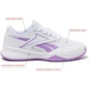 image:imageReebok Classique Court Tennis Shoes for WomenWhitePurple