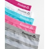 image:imageReebok Girls Boyshorts Underwear  5 Pack Soft Breathable Panties Boy Shorts Seamless Underwear for Girls Sizes 616 Size 67 Fuchsia StripesWhiteAqua StripesPinkSharkskin Stripes