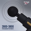 image:imageReebok  Deep Tissue Massage Gun with Multiple Heads and Speed Settings