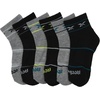 image:imageReebok Boys Quarter Socks 6 Pack Performance Quarter Cut Athletic SocksBlackGrey Logo