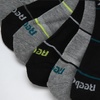 image:imageReebok Boys Quarter Socks 6 Pack Performance Quarter Cut Athletic SocksBlackGrey Logo