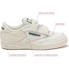 image:imageReebok Club C 2V Kids Shoes Girls Boys amp Toddler Sneakers amp Little Kid SizeChalkChalkGlen Green