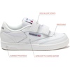 image:imageReebok Club C 2V Kids Shoes Girls Boys amp Toddler Sneakers amp Little Kid SizeFootwear WhiteFootwear WhitePure Grey 5