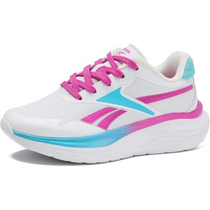 image:imageReebok Futura Dash Running Kids Shoes for Girls and Boys Tennis Sneakers Big and Little Kid Size 11 to 7WhiteVirtual PinkBluefish