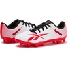 image:imageReebok Strike MG Youth Kids Soccer Cleats Boys and Girls Soccer Shoes Lace Up or Hook amp Loop Closure Indoor or Outdoor for Turf or GrassLace  Footwear WhiteRival RedBlack