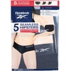 image:imageReebok Hipster Panties for Women  5 Pack Stretch Performance Seamless Underwear with Relaxed TagFree Waistband SXLBlackRose Dust
