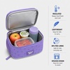 image:imageReebok Kids Insulated Lunch Bag for Boys amp Girls Durable LunchboxBanks Ribbon Lavender