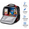 image:imageReebok Kids Insulated Lunch Bag for Boys amp Girls Durable LunchboxRemi Black
