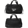 image:imageReebok Lightweight Unisex Carry On Gym Duffle Bag for Men amp Women SportsCade  BlackWhite