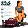 image:imageReebok Lightweight Unisex Carry On Gym Duffle Bag for Men amp Women SportsDenver  Black Cherry White