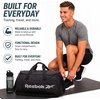 image:imageReebok Lightweight Unisex Carry On Gym Duffle Bag for Men amp Women SportsDenver  Black Silver