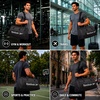 image:imageReebok Lightweight Unisex Carry On Gym Duffle Bag for Men amp Women SportsDenver  Black Silver