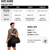 image:imageReebok Lightweight Unisex Carry On Gym Duffle Bag for Men amp Women SportsHamilton Black