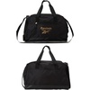 image:imageReebok Lightweight Unisex Carry On Gym Duffle Bag for Men amp Women SportsHamilton Black With Gold Logo