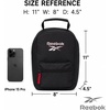 image:imageReebok Mens amp Womens Insulated Work Lunch Box Two Compartments with HandleQuinn Black