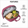 image:imageReebok Mens amp Womens Insulated Work Lunch Box Two Compartments with HandleQuinn Deco Rose