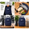image:imageReebok Mens amp Womens Insulated Work Lunch Box Two Compartments with HandleQuinn Delta Navy