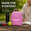 image:imageReebok Mens amp Womens Insulated Work Lunch Box Two Compartments with HandleQuinn Groovy Pink