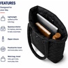 image:imageReebok Womens Quilted Puffer Tote Bag Carry On for Work amp TravelBarbara Black