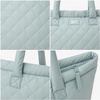 image:imageReebok Womens Quilted Puffer Tote Bag Carry On for Work amp TravelBarbara Boho Sage