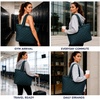 image:imageReebok Womens Quilted Puffer Tote Bag Carry On for Work amp TravelBarbara Dark Emerald