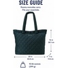 image:imageReebok Womens Quilted Puffer Tote Bag Carry On for Work amp TravelBarbara Dark Emerald