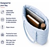 image:imageReebok Womens Quilted Puffer Tote Bag Carry On for Work amp TravelBarbara Halogen Blue