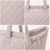 image:imageReebok Womens Quilted Puffer Tote Bag Carry On for Work amp TravelBarbara Pumice Stone