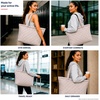image:imageReebok Womens Quilted Puffer Tote Bag Carry On for Work amp TravelBarbara Pumice Stone