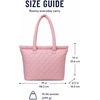 image:imageReebok Womens Quilted Puffer Tote Bag Carry On for Work amp TravelBarbara Smoky Rose