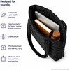 image:imageReebok Womens Quilted Puffer Tote Bag Carry On for Work amp TravelBeatrice Black