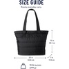 image:imageReebok Womens Quilted Puffer Tote Bag Carry On for Work amp TravelBeatrice Black