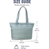 image:imageReebok Womens Quilted Puffer Tote Bag Carry On for Work amp TravelBeatrice Boho Sage
