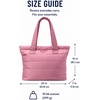 image:imageReebok Womens Quilted Puffer Tote Bag Carry On for Work amp TravelBeatrice Infant Lilac