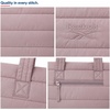 image:imageReebok Womens Quilted Puffer Tote Bag Carry On for Work amp TravelBeatrice Latte