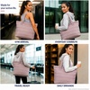 image:imageReebok Womens Quilted Puffer Tote Bag Carry On for Work amp TravelBeatrice Latte
