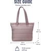 image:imageReebok Womens Quilted Puffer Tote Bag Carry On for Work amp TravelBeatrice Latte