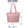 image:imageReebok Womens Quilted Puffer Tote Bag Carry On for Work amp TravelBeatrice Smoky Rose