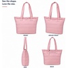 image:imageReebok Womens Quilted Puffer Tote Bag Carry On for Work amp TravelBeatrice Smoky Rose