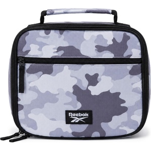 image:imageReebok Kids Insulated Lunch Bag for Boys amp Girls Durable LunchboxBanks Light Grey Camo