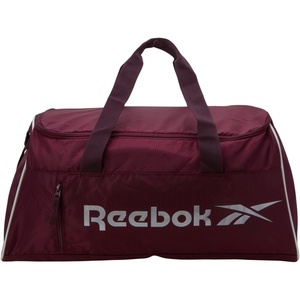 image:imageReebok Lightweight Unisex Carry On Gym Duffle Bag for Men amp Women SportsDenver  Black Cherry Silver