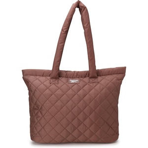 image:imageReebok Womens Quilted Puffer Tote Bag Carry On for Work amp TravelBarbara Choco Malt