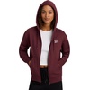 image:imageReebok Womens Classic Full Zip Fleece Hoodie Red Velvet Medium